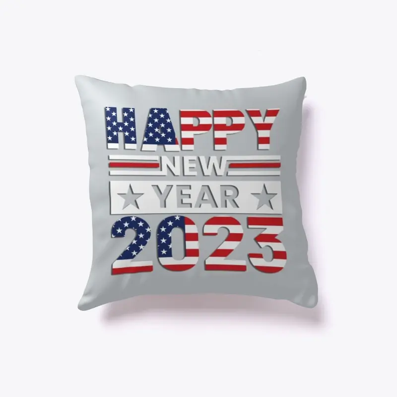 Happy New Year 2023 USA Flag DESIGN