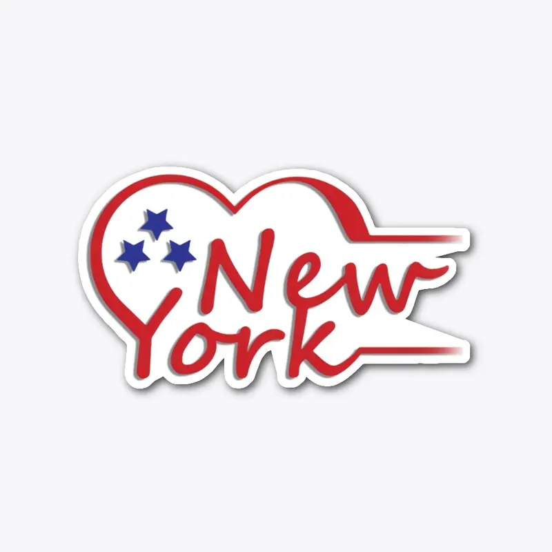 New York with heart or love design