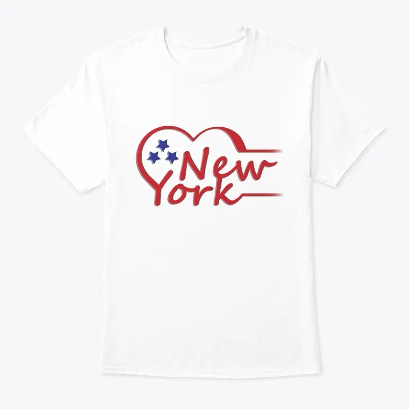 New York with heart or love design