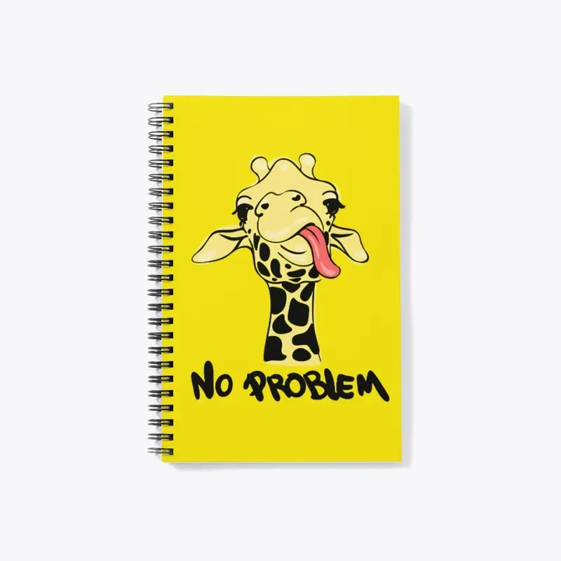 No Problem giraffe design